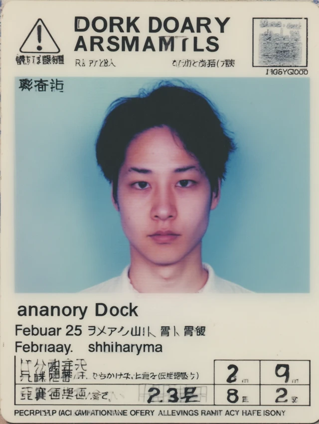 ID Card with Face of Man Anomaly Dock - February 25