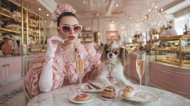 Luxury Dessert Boutique Fashion Editorial