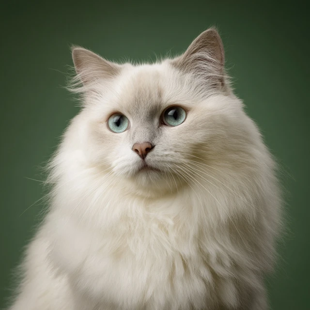 Ragdoll Cat Portrait Stunning Pet Photography