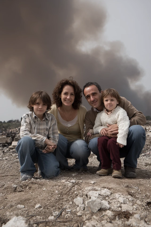 Spanish Family Facing Apocalypse Photo