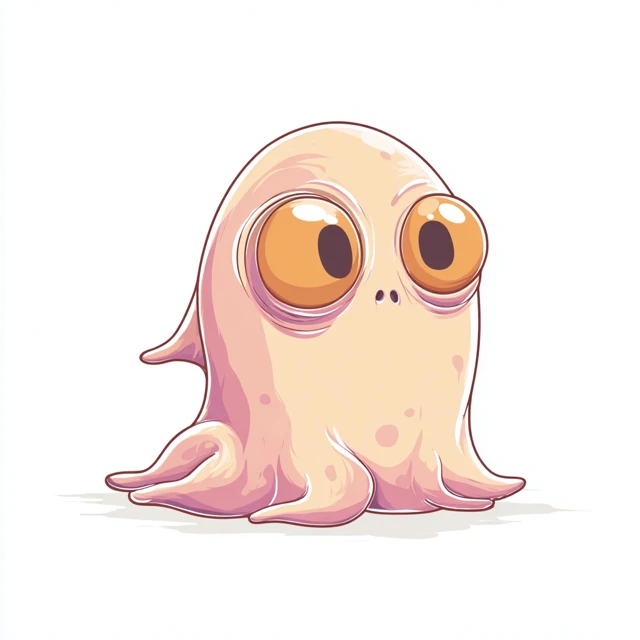 Cute Cartoon Dumbo Octopus NFT Character