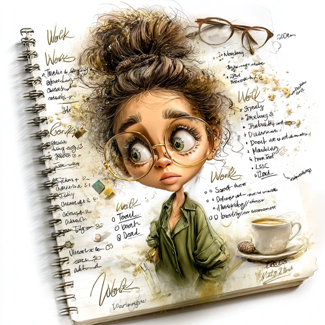 Work Time To Do List Illustration