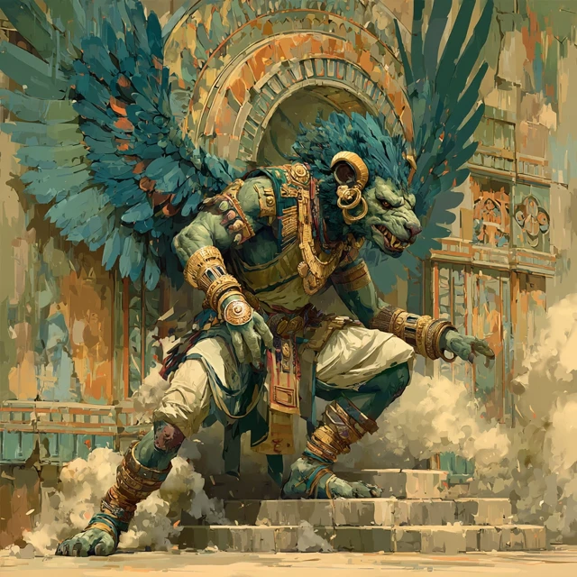 Pazuzu Demonic Deity Digital Painting Ancient Art