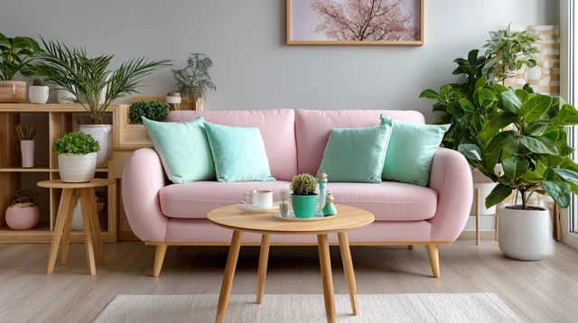 Cozy Pastel Apartment Interior Design Ideas