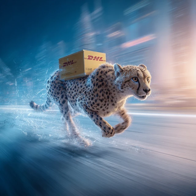 Cheetah DHL Delivery Speed Riyadh