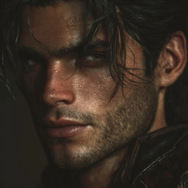 Handsome Dark Haired Fantasy Man Dark Romance