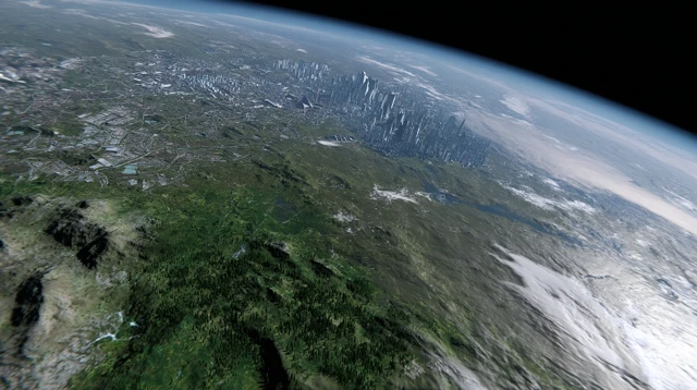 Oecumenopolis A City Covering The Earth Seen From Space