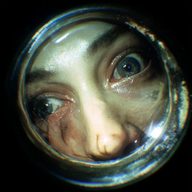 Hyperrealistic Eye Gaze Through Fish Eye Lens