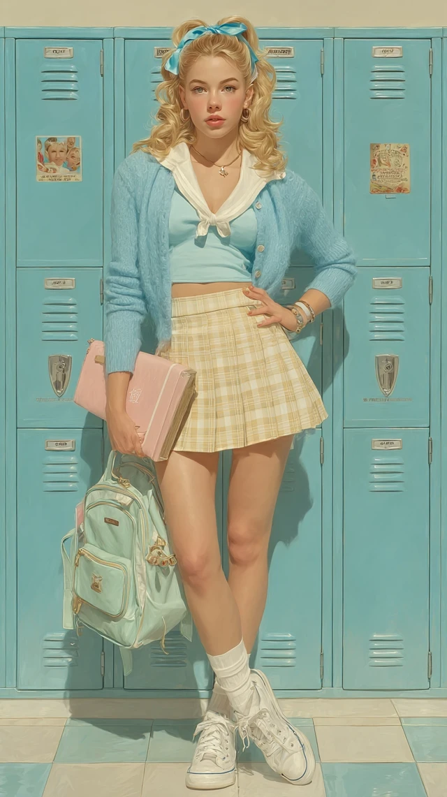90s High School Cinderella Teen Girl Portrait