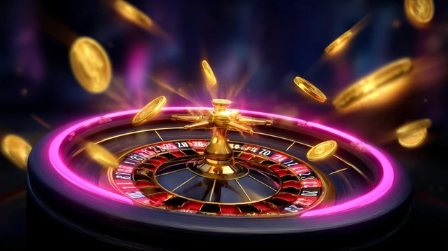 Fantasy Casino Roulette Jackpot Illustration