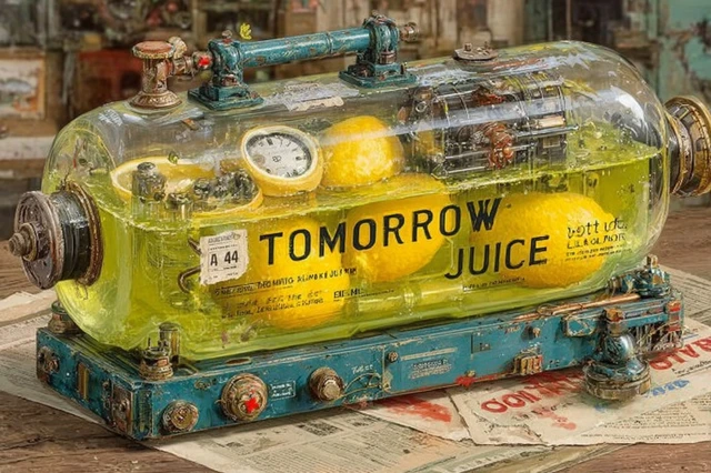 Tomorrow Juice Surreal Artwork