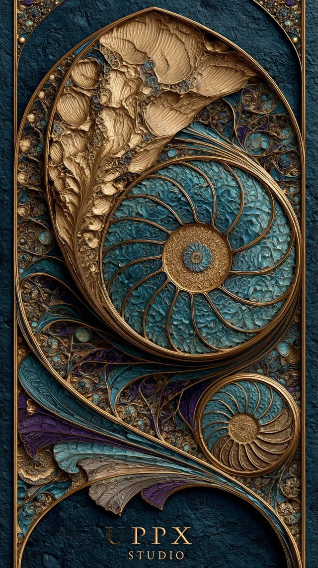 Hyperbolic Fractal Art: Fibonacci Sequence Design