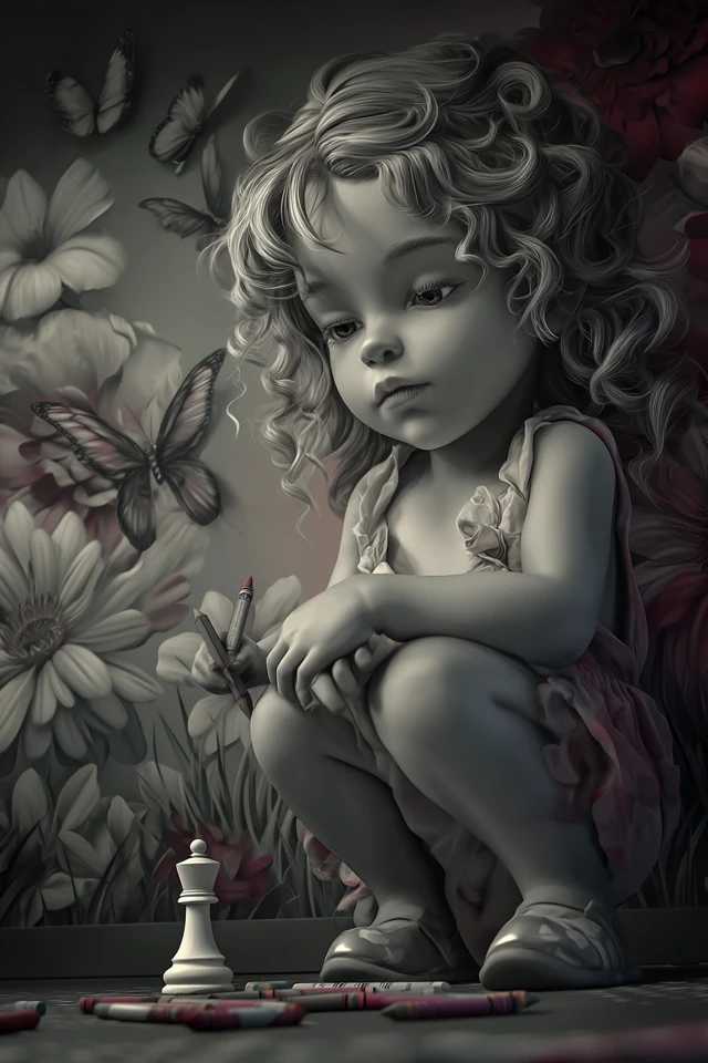 Childs Imagination Art Colorful Illustration