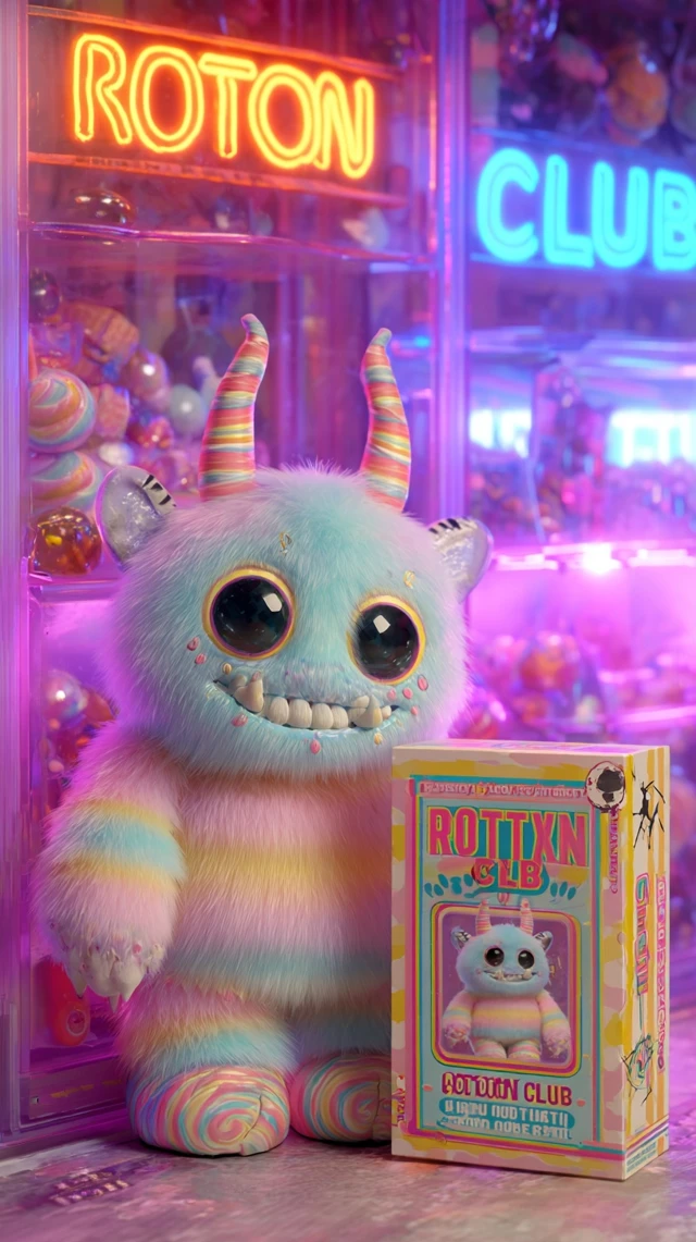 Creepy Cute Fizzik Toy Funhouse Horror Art