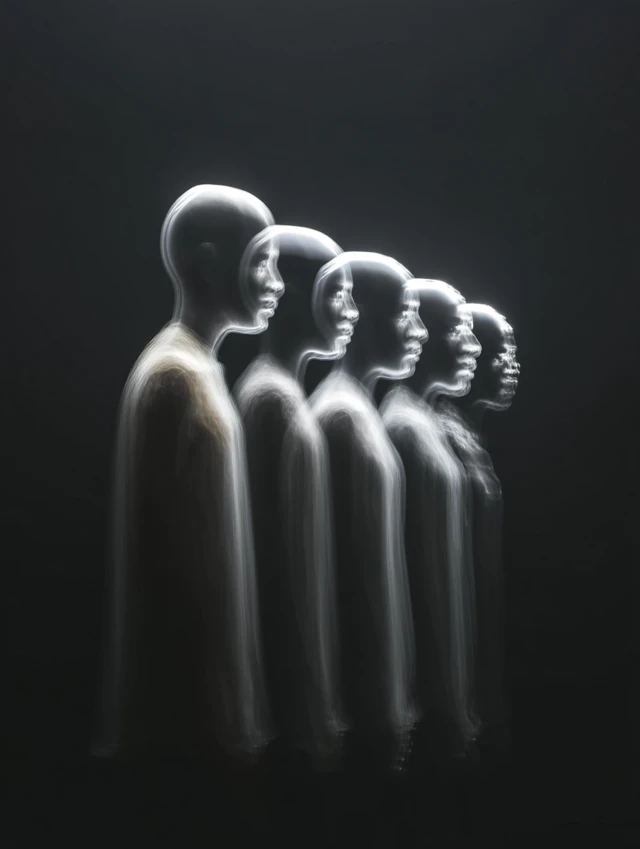 Silhouettes of Men in Motion Photography