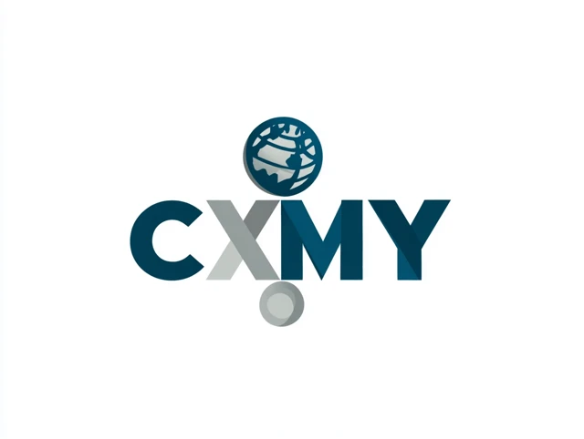CXMY Logo Design Global Connectivity Business Brand