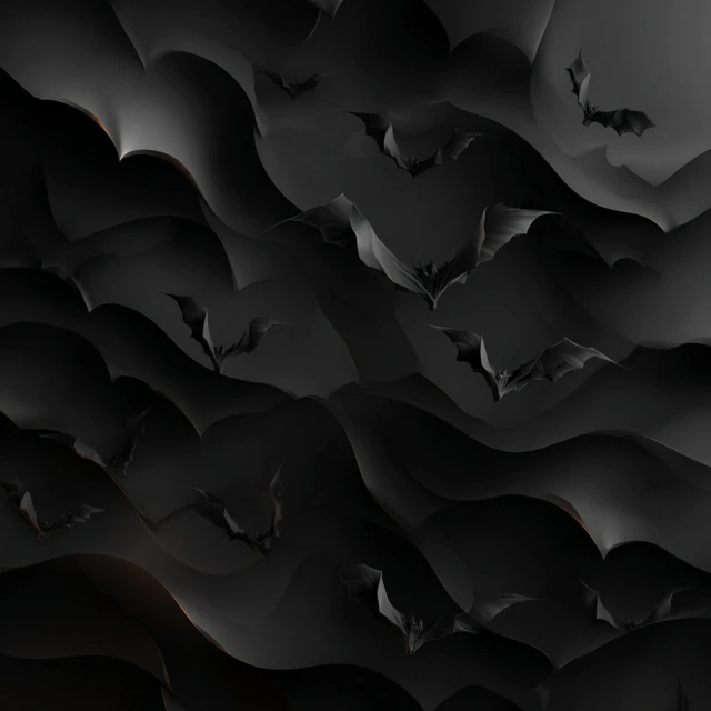 Dark Bat Abstract Background Illustration