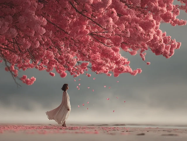 Cherry Blossom Girl Wallpaper Photoshoot
