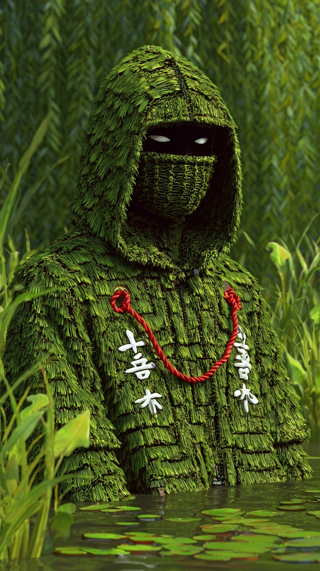 BAPE Ninja Swamp Illustration Art