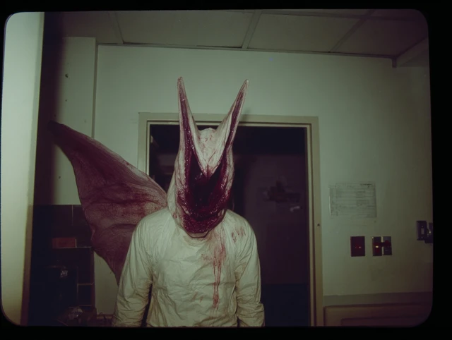 Horrific Ghoul Winged Creature Hospital Abomination Scary