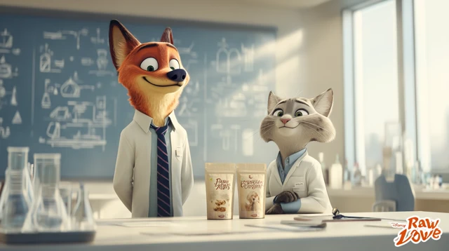 Zootopia Pets in Lab Coats at Raw Love