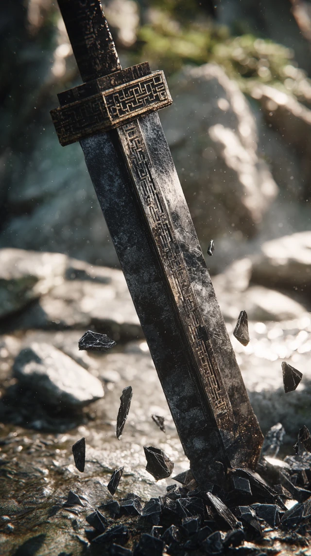 Fracturing Black Sword in a Mountain Valley