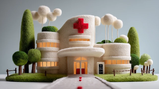 Handmade Hospital Stop Motion Art