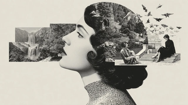 Dada Collage AI Dream Life and Escapism