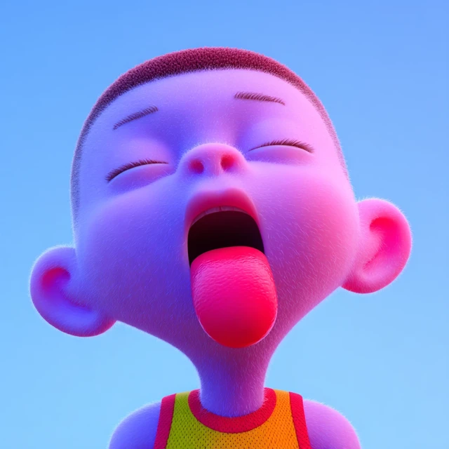 Cute Boy Making Funny Faces to Make You Laugh