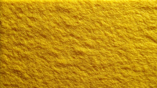 Yellow Felt Texture Stock Photo