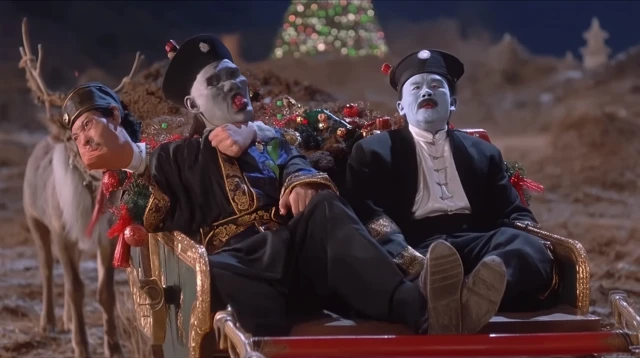 Chinese Zombie Christmas Scene