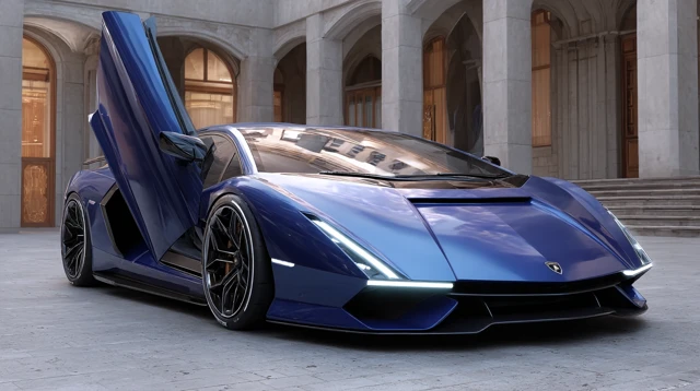 Lamborghini Revuelto V12 Hybrid Detailed View
