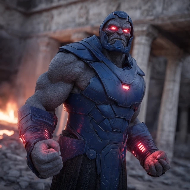 Darkseid DC Comics Hyperrealistic Image