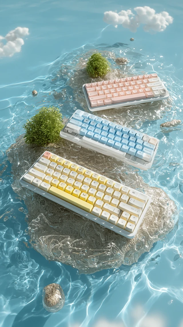 Keyboard Product Designs Floating Island Photography