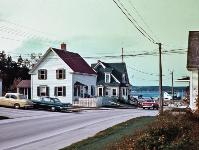 Retro Image of Coastal Maine