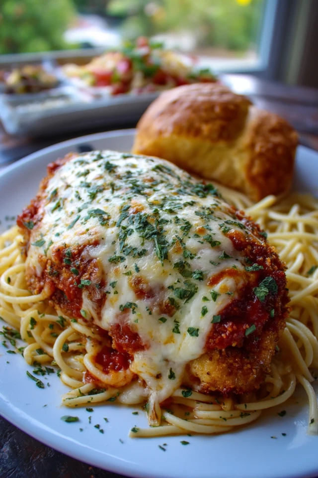 Oven Baked Chicken Parmesan Delight