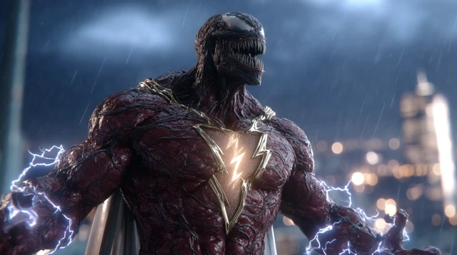 Venom Shazam Fusion Super Villain Illustration