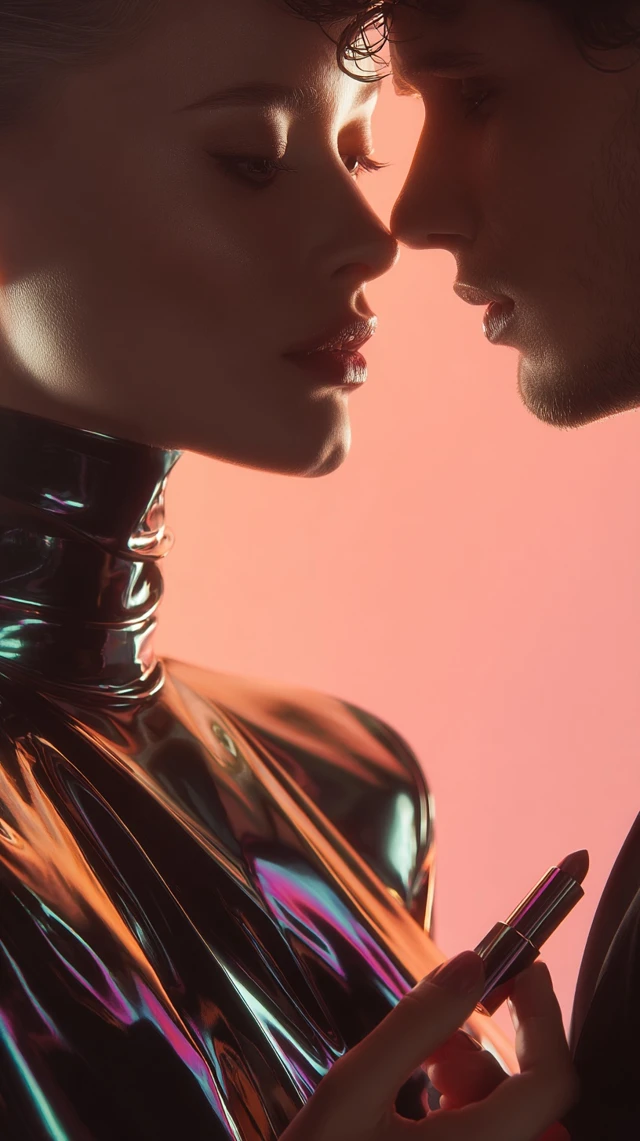 Romantic Couple Vogue Magazine Cover Editorial Photography