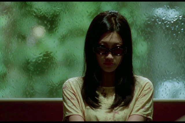 90s Film Still Rumi In Sunglasses Serene Tension