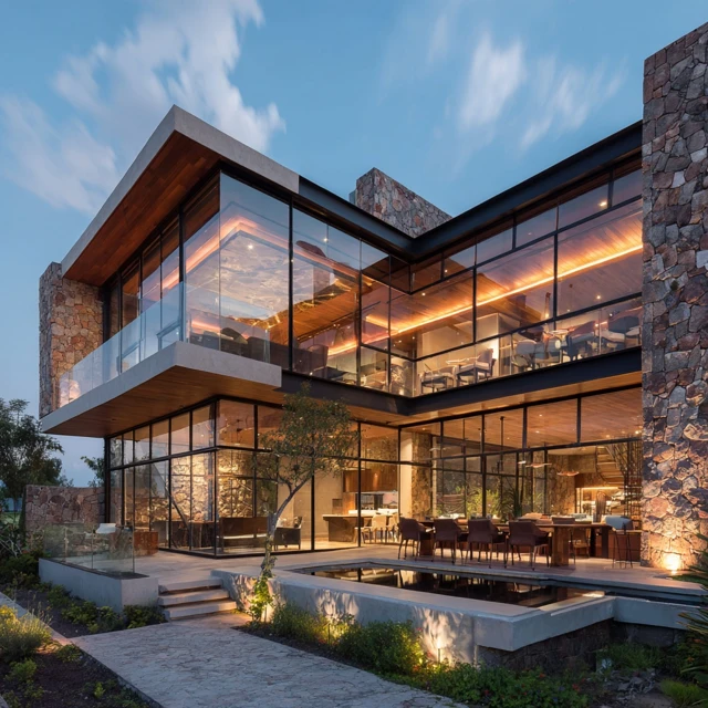 Luxury House Exterior and Interior Design