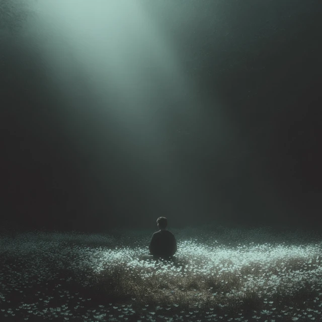 Forest Scene Conceptual Photography with Cinematic Light