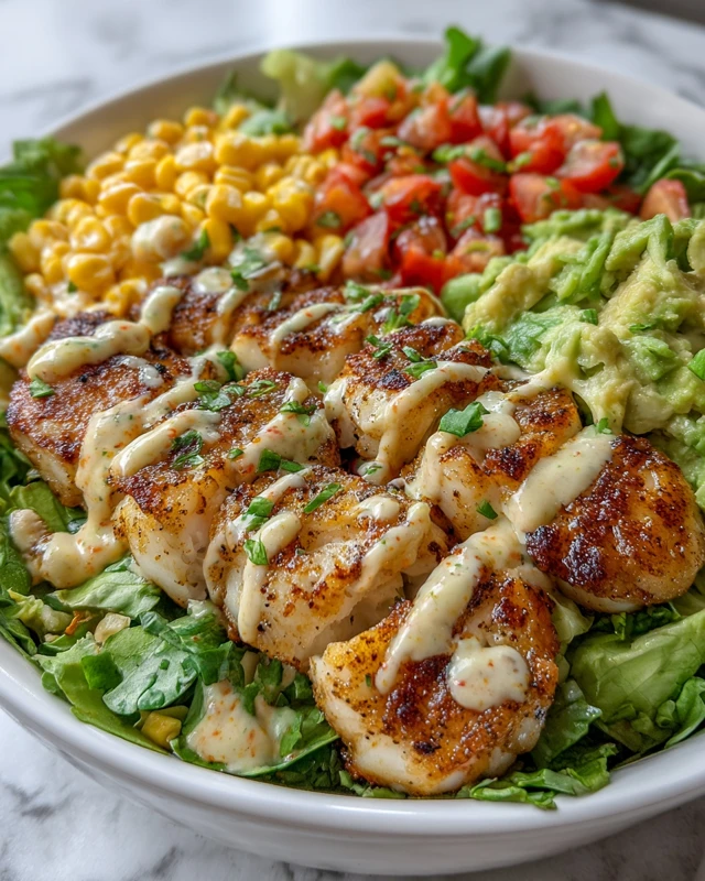 Blackened Fish Taco Bowl Recipe Delicious Food Photo