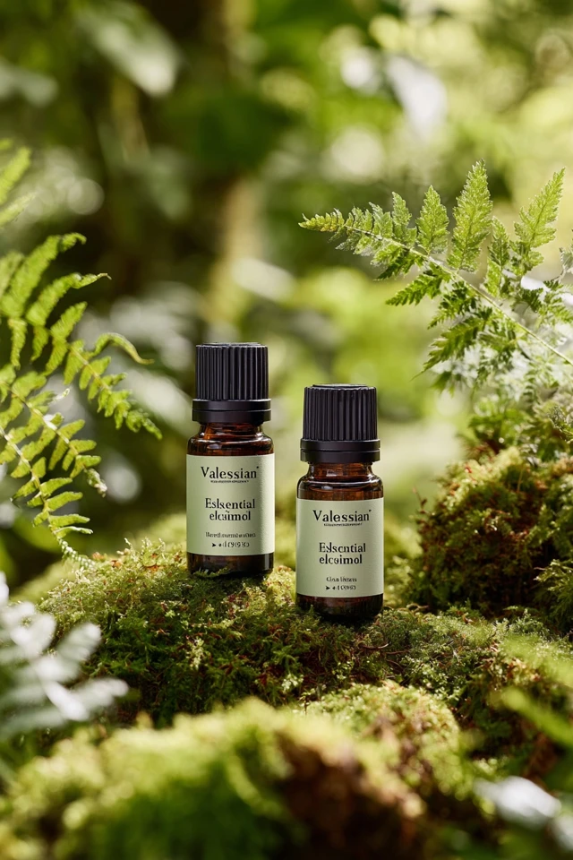 Essential Oil Product Photography in Nature