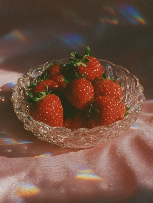 Strawberry Close Up Photograph Alameda California
