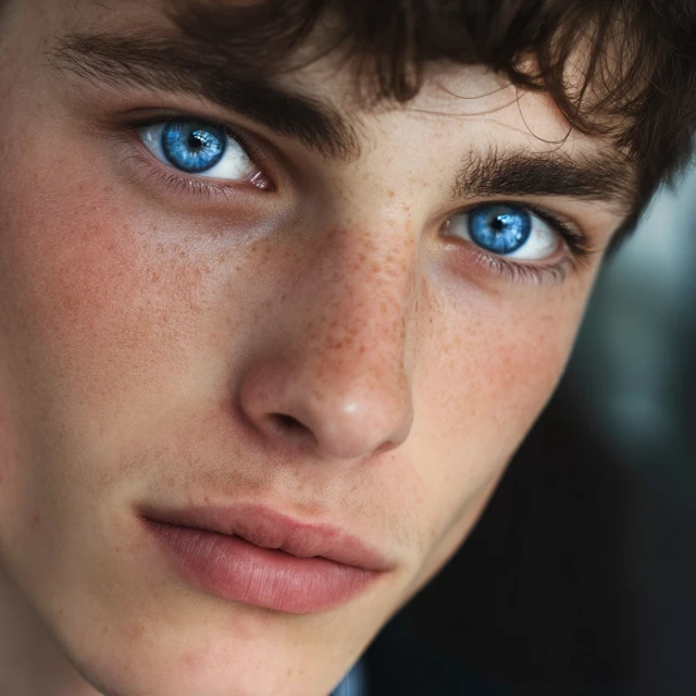 Handsome Man Close Up HD Photography