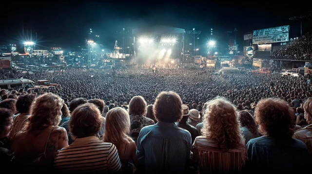 Led Zeppelin Live Concert 1970s