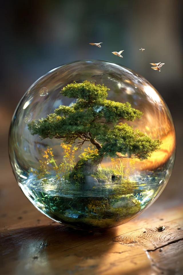 Miniature Biosphere A Self Contained Ecosystem