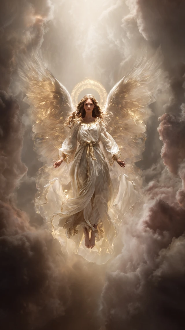 Divine Angel in Heaven Fantasy Art