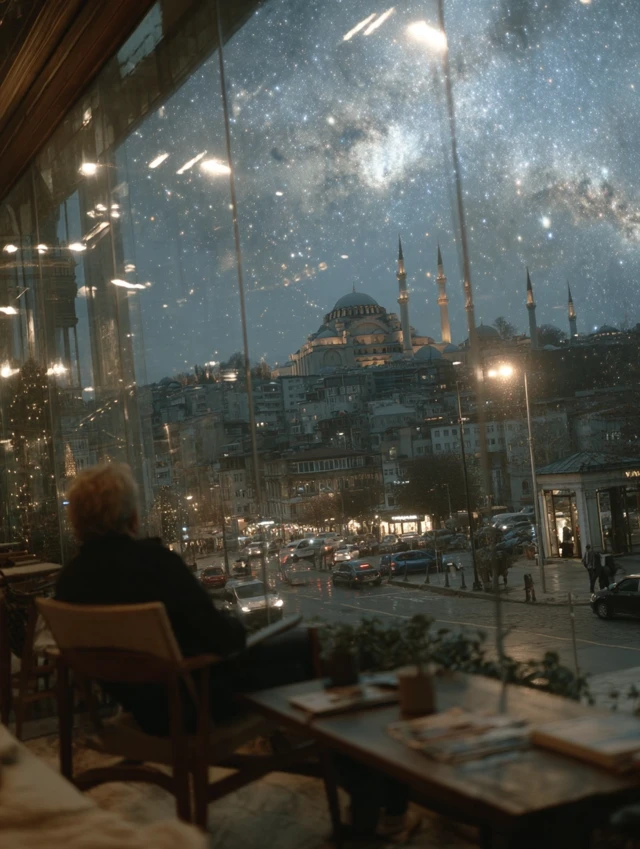 Astronaut in Istanbul Galata Tower Photography
