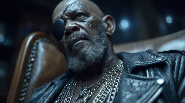 Nick Fury Samuel L Jackson Cinematic Portrait